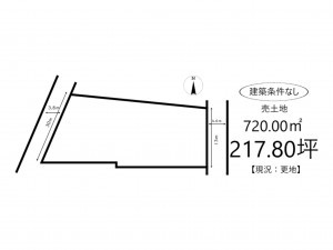 姫路市網干区興浜、土地の間取り画像です