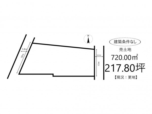 姫路市網干区興浜、土地の間取り画像です