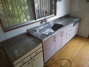 相生市青葉台、中古一戸建てのキッチン画像です