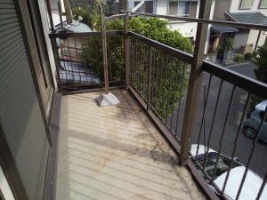 相生市青葉台、中古一戸建てのバルコニー画像です