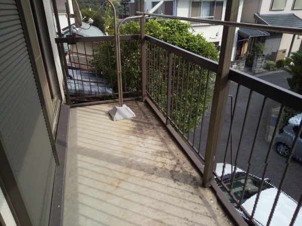 相生市青葉台、中古一戸建てのバルコニー画像です