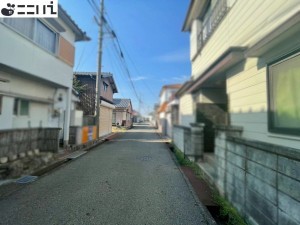 揖保郡太子町福地、土地の前面道路を含む現地写真画像です