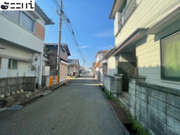揖保郡太子町福地、土地の前面道路を含む現地写真画像です