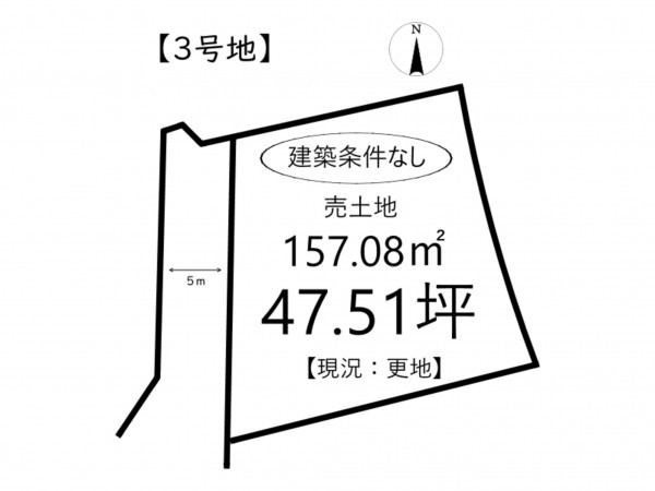 姫路市青山、土地の間取り画像です