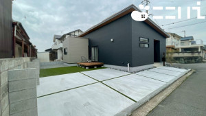 姫路市大津区長松、新築一戸建ての外観画像です