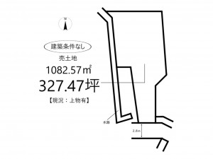 姫路市御国野町、土地の間取り画像です