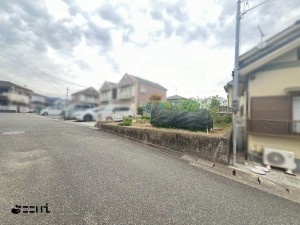 相生市双葉、土地の前面道路を含む現地写真画像です