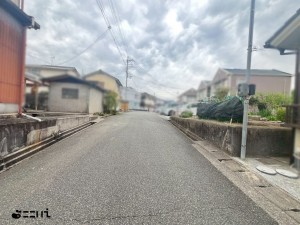 相生市双葉、土地の前面道路を含む現地写真画像です