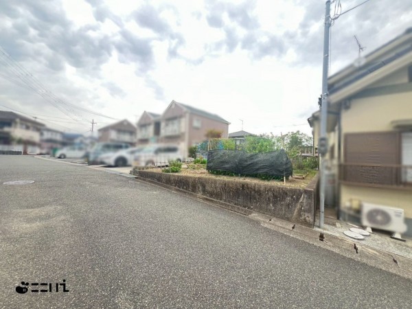 相生市双葉、土地の前面道路を含む現地写真画像です
