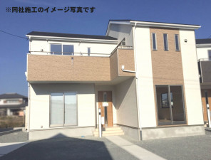 姫路市上大野、新築一戸建ての外観画像です