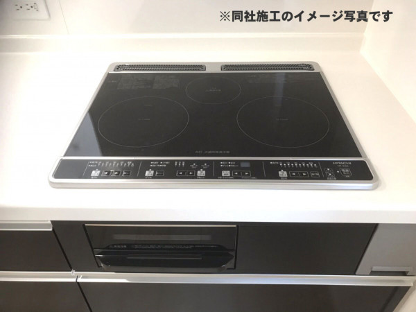 姫路市上大野、新築一戸建てのキッチン画像です