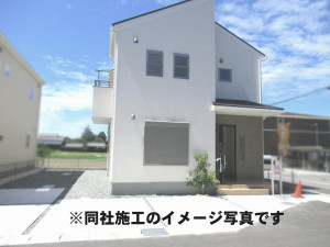 姫路市東山、新築一戸建ての外観画像です
