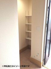 姫路市東山、新築一戸建ての収納画像です