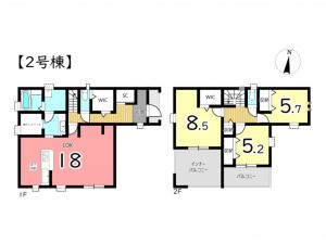 たつの市龍野町中村、新築一戸建ての間取り画像です