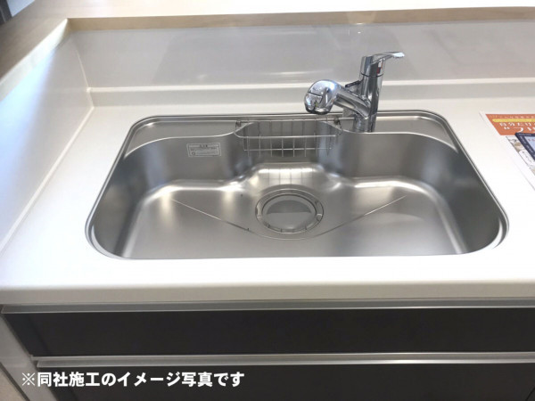 姫路市網干区新在家、新築一戸建てのキッチン画像です