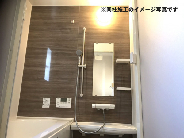 姫路市網干区新在家、新築一戸建ての風呂画像です
