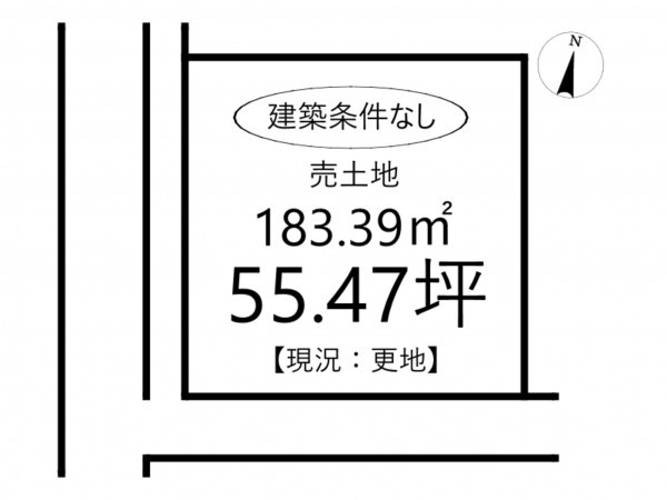 姫路市広畑区北河原町、土地の間取り画像です