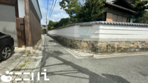 姫路市網干区浜田、中古一戸建ての前面道路を含む現地写真画像です