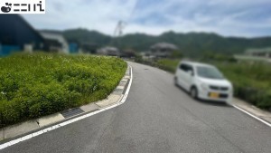 たつの市新宮町中野庄、土地の前面道路を含む現地写真画像です