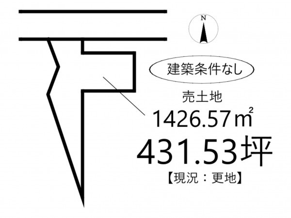 姫路市花田町、土地の間取り画像です