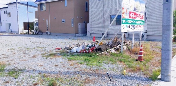 姫路市砥堀、土地の外観画像です