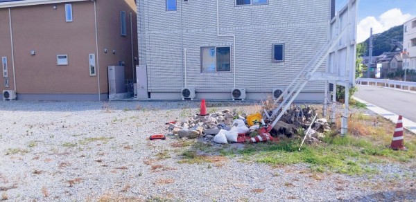 姫路市砥堀、土地の外観画像です