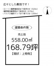 たつの市誉田町福田、土地の間取り画像です