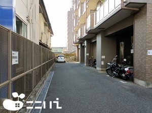 姫路市栗山町、マンションの駐車場画像です