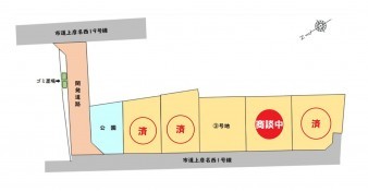 米子市彦名町、土地の間取り画像です