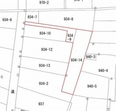 米子市淀江町淀江、土地の間取り画像です
