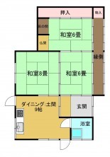 西伯郡大山町赤松、土地の間取り画像です