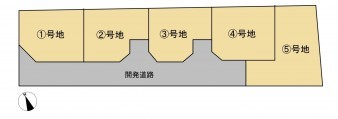 米子市上福原、土地の間取り画像です