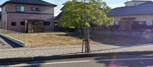 境港市夕日ケ丘、土地の間取り画像です