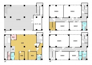 境港市上道町、中古一戸建ての間取り画像です