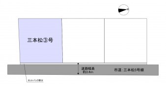 米子市三本松、新築一戸建ての画像です
