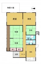 米子市今在家、土地の画像です