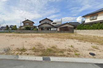 米子市旗ケ崎、土地の画像です
