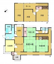 米子市富益町、土地の画像です