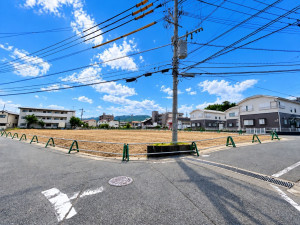 大野城市、土地の前面道路を含む現地写真画像です