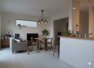 いわき市自由ケ丘、新築一戸建ての画像です