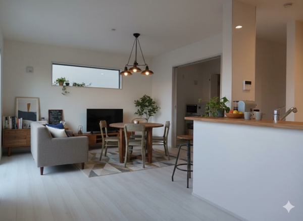 いわき市自由ケ丘、新築一戸建ての画像です