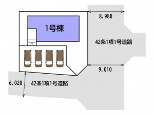 いわき市平沼ノ内諏訪原、新築一戸建ての画像です