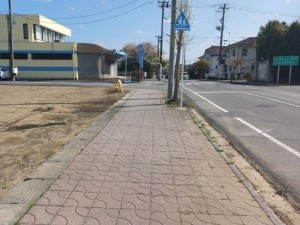 いわき市郷ケ丘、土地の画像です