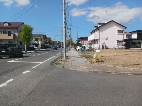 いわき市郷ケ丘、土地の画像です