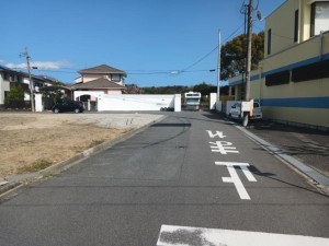 いわき市郷ケ丘、土地の画像です