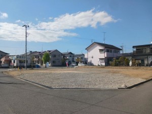 いわき市郷ケ丘、土地の画像です