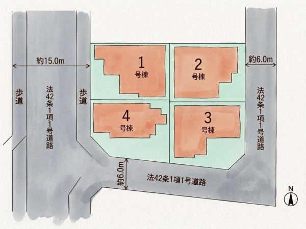 いわき市郷ケ丘、新築一戸建てのその他画像です