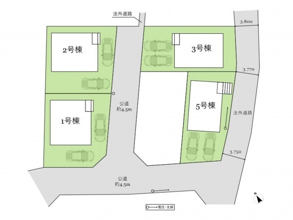 武蔵村山市中藤、新築一戸建てのその他画像です