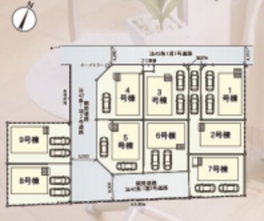 北本市二ツ家、新築一戸建ての画像です