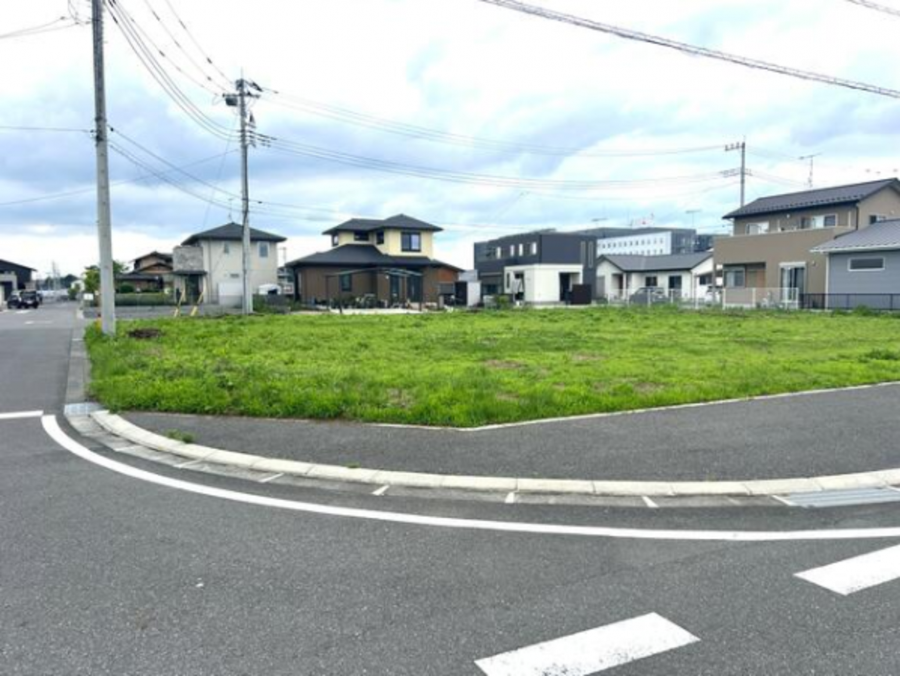 真岡市中萩、土地の画像です